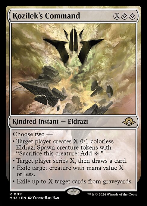 Kozilek's Command MH3-11 Rare Boosterfrisch Englisch