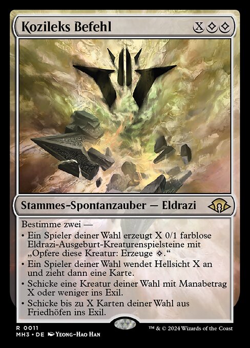 Kozileks Befehl MH3-11 Rare Near Mint Deutsch