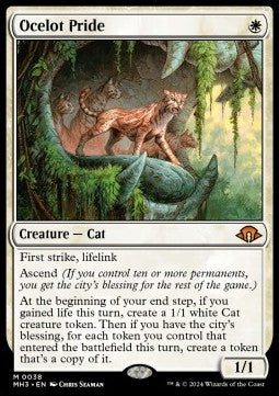 Ozelot-Rudel MH3-38 Mythic Near Mint Englisch Foil