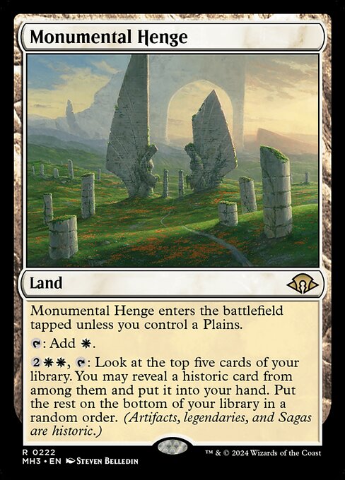 Monumental Henge MH3-222 Rare Excellent Englisch