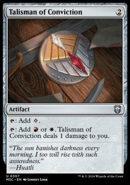 Talisman der Überzeugung M3C-307 Uncommon Excellent Englisch