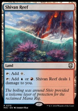 Shivan Reef M3C-375 Rare Near Mint Englisch
