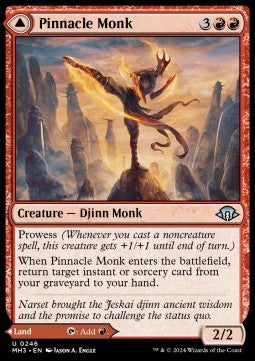 Pinnacle Monk // Mystic Peak MH3-246 Uncommon Boosterfrisch Englisch Foil