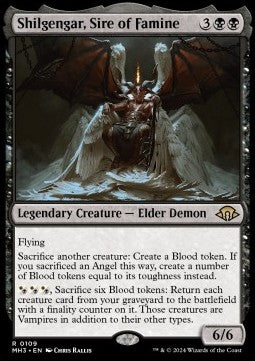 Shilgengar, Sire of Famine MH3-109 Rare Boosterfrisch Englisch Foil