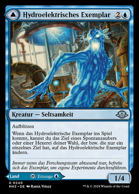 Hydroelektrisches Exemplar // Hydroelektrisches Labor MH3-240 Uncommon Near Mint Deutsch Foil