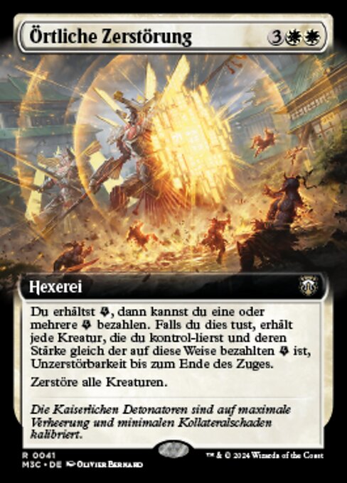 Örtliche Zerstörung (V.1) XM3C-41 Rare Near Mint Deutsch