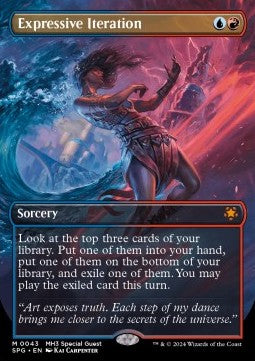 Ausdrucksvolle Iteration SPG-43 Mythic Excellent Englisch Foil