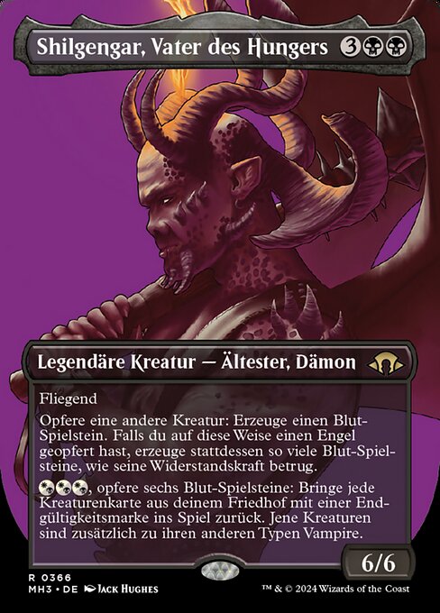 Shilgengar, Vater des Hungers (V.1) XMH3-366 Rare Near Mint Deutsch Foil