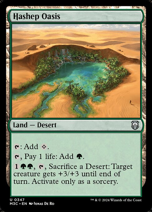 Hashep Oasis M3C-347 Uncommon Near Mint Englisch
