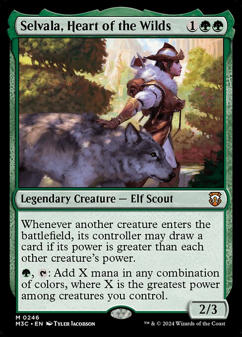 Selvala, Heart of the Wilds M3C-246 Mythic Excellent Englisch