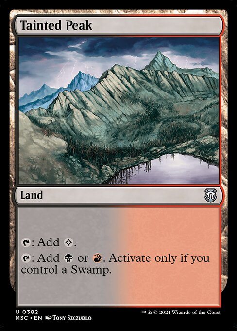 Tainted Peak M3C-382 Uncommon Near Mint Englisch