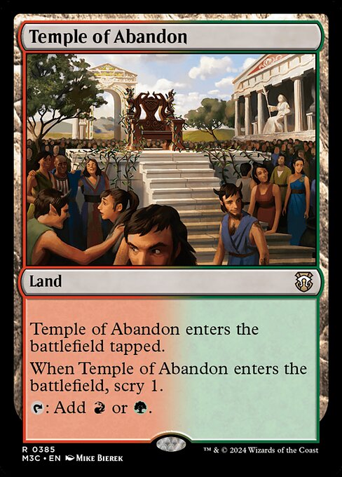 Temple of Abandon M3C-385 Rare Near Mint Englisch