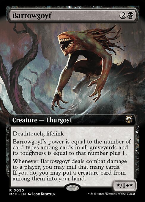Barrowgoyf XM3C-50 Rare Near Mint Englisch