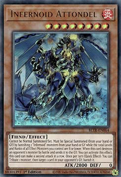 Infernoid Attondel BLTR-064 Ultra Rare Good Deutsch 1. Auflage