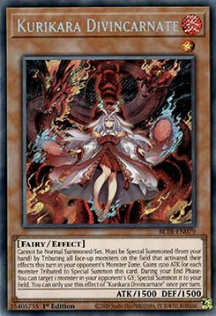 Kurikara Gottheitsinkarnation BLTR-079 Secret Rare Near Mint Deutsch 1. Auflage