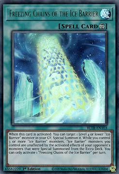 Frostketten der Eisbarriere BLTR-103 Ultra Rare Near Mint Deutsch 1. Auflage