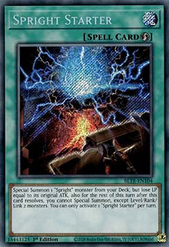 Spright-Starter BLTR-104 Secret Rare Near Mint Deutsch 1. Auflage