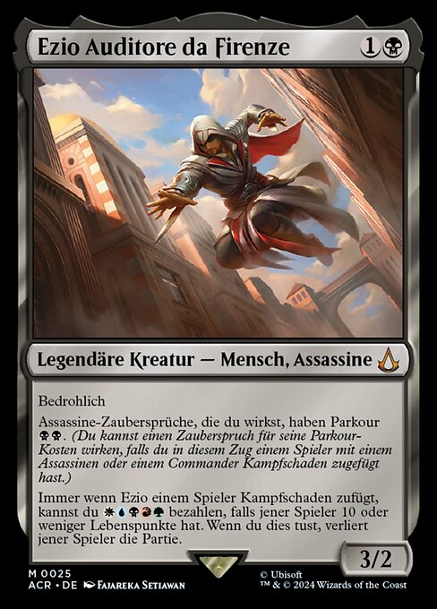 Ezio Auditore da Firenze (V.1) ACR-25 Mythic Near Mint Deutsch