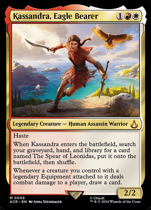 Kassandra, Eagle Bearer ACR-59 Mythic Near Mint Englisch Foil