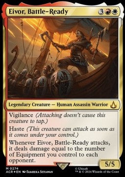 Eivor, Battle-Ready XACR-274 Mythic Near Mint Deutsch Foil