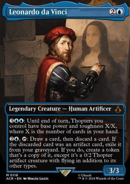 Leonardo da Vinci (V.1) XACR-118 Mythic Near Mint Deutsch