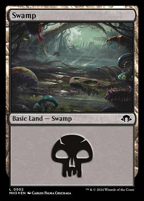 Swamp (V.2) XMH3-502 Land Near Mint Englisch Foil