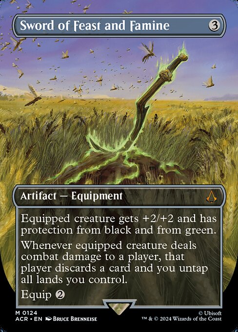 Sword of Feast and Famine (V.1) XACR-124 Mythic Near Mint Englisch