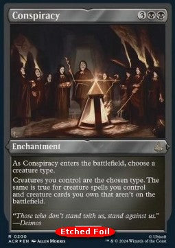 Verschwörung (V.2) XACR-200 Rare Near Mint Englisch Foil