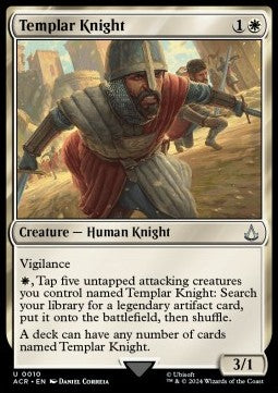 Templar Knight ACR-10 Uncommon Near Mint Englisch Foil