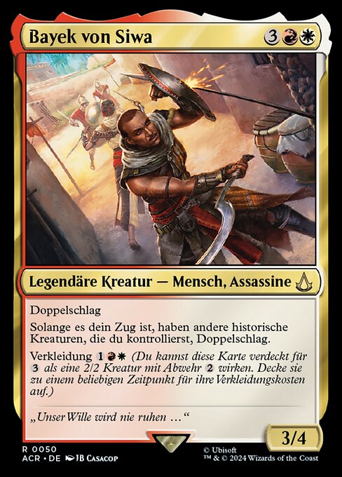 Bayek of Siwa ACR-50 Rare Near Mint Deutsch