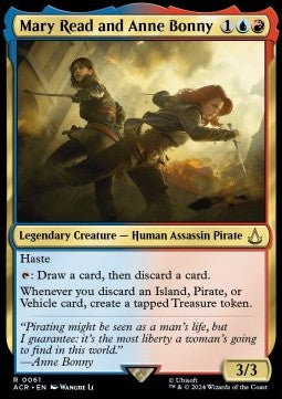 Mary Read and Anne Bonny ACR-61 Rare Excellent Englisch