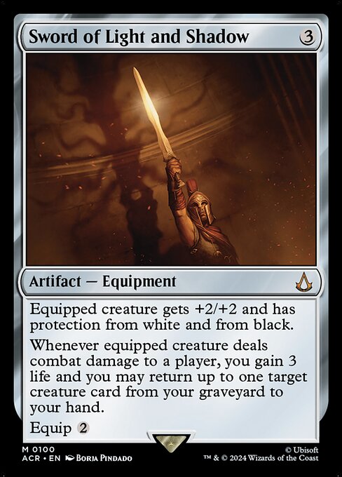 Schwert aus Licht und Schatten ACR-100 Mythic Near Mint Englisch