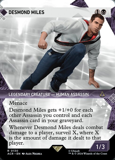 Desmond Miles XACR-130 Rare Near Mint Englisch Foil