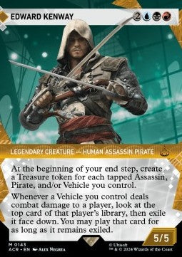 Edward Kenway (V.1) XACR-143 Mythic Near Mint Englisch Foil