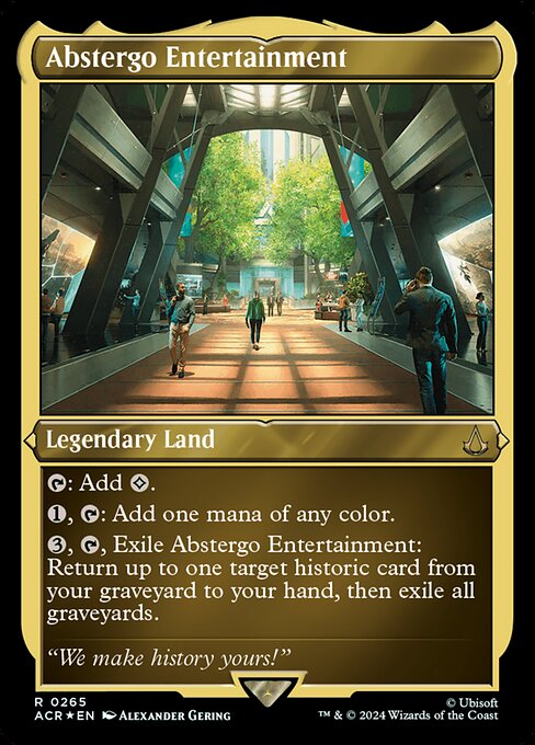 Abstergo Entertainment XACR-265 Rare Excellent Englisch Foil