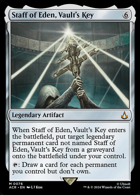 Staff of Eden, Vault's Key ACR-76 Mythic Excellent Englisch
