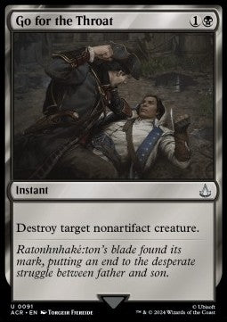 Go for the Throat ACR-91 Uncommon Near Mint Englisch
