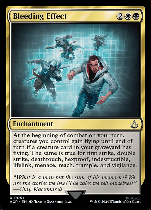 Bleeding Effect ACR-51 Uncommon Near Mint Englisch Foil
