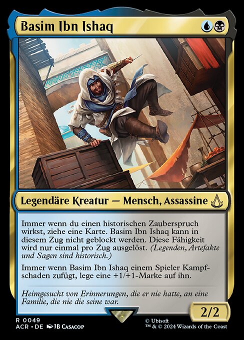 Basim Ibn Ishaq ACR-49 Rare Near Mint Deutsch