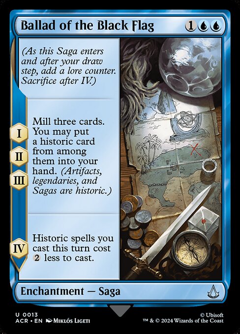 Ballad of the Black Flag ACR-13 Uncommon Near Mint Englisch Foil