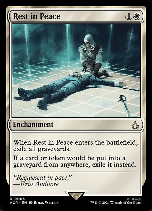 Rest in Peace ACR-83 Rare Near Mint Englisch
