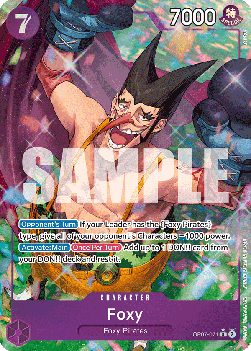 Foxy (OP07-071) (V.2) OP07 Alternate Art Excellent Englisch