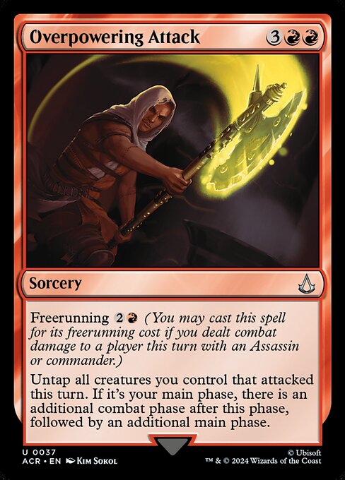 Overpowering Attack ACR-37 Uncommon Near Mint Englisch