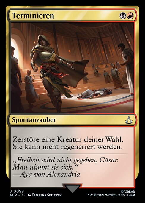 Terminieren ACR-98 Uncommon Near Mint Deutsch