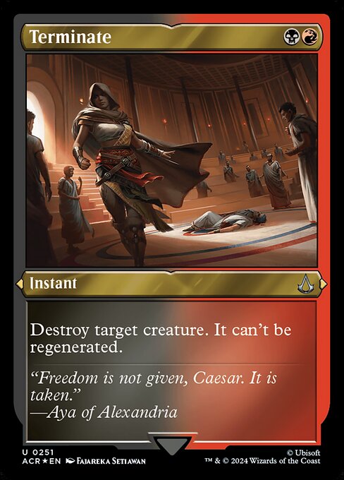 Terminate (V.2) XACR-251 Uncommon Near Mint Englisch Foil