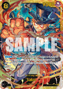 Sabo (OP07-118) (V.1) OP07 Secret Rare Excellent Englisch