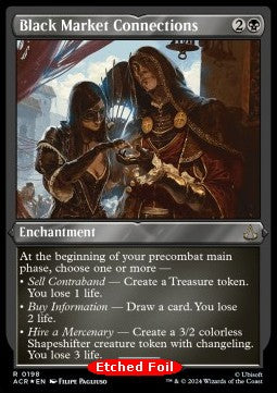 Schwarzmarkt-Verbindungen (V.2) XACR-198 Rare Near Mint Deutsch Foil