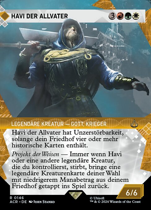 Havi der Allvater (V.1) XACR-146 Rare Near Mint Deutsch Foil