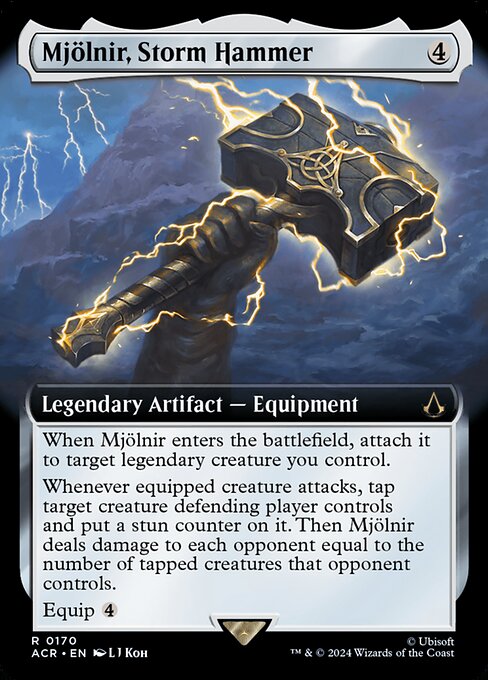 Mjölnir, Storm Hammer XACR-170 Rare Near Mint Englisch