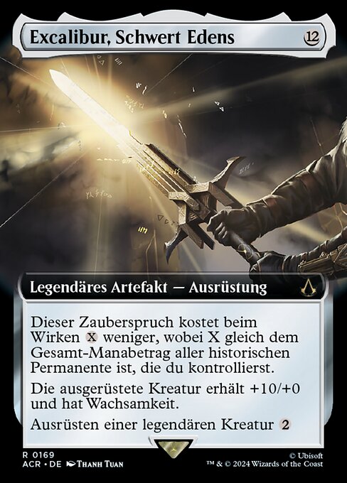 Excalibur, Schwert Edens (V.1) XACR-169 Rare Near Mint Deutsch